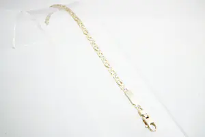 121 -  14 karaats geel-gouden armband - anker / marine schakel - gekeurd kopen? Bied vanaf 280!