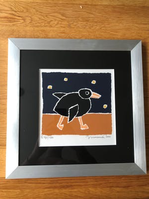 Hans Innemee - Zeefdruk. Titel, "Duck". kopen? Bied vanaf 40!
