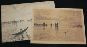 Carel Nicolaas Storm van 's-Gravesande - Lot van twee litho's kopen? Bied vanaf 40!