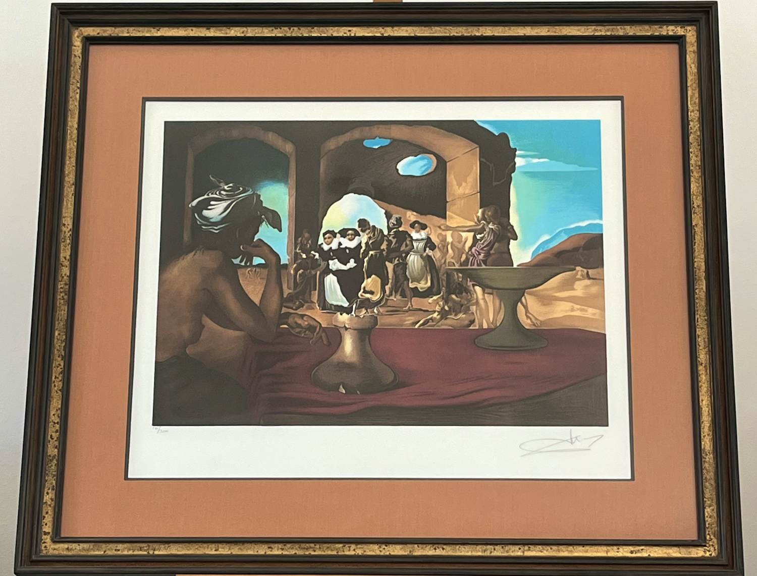 Salvador Dali - Mercado de esclavos con busto invisible de Voltaire - 1981 kopen? Bied vanaf 645!