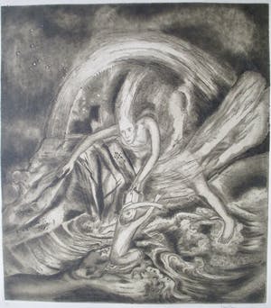 Etie van Rees - Gesigneerde ets kopen? Bied vanaf 40!