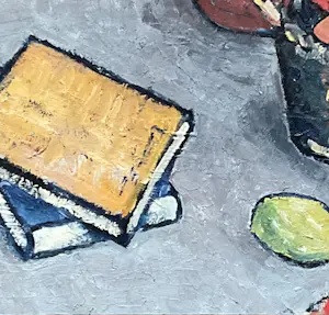 Jan Willem Versteeg - Nature morte avec compotier kopen? Bied vanaf 145!