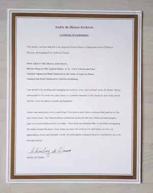 Andre De Dienes - Marilyn Monroe, 1949 - Auflage von 91 - drucksigniert kopen? Bied vanaf 500!