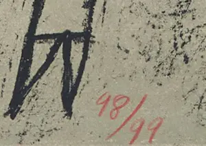 Corneille - 1969 - Soleil d'aube - Antieke Litho - Zeldzaam kopen? Bied vanaf 599!