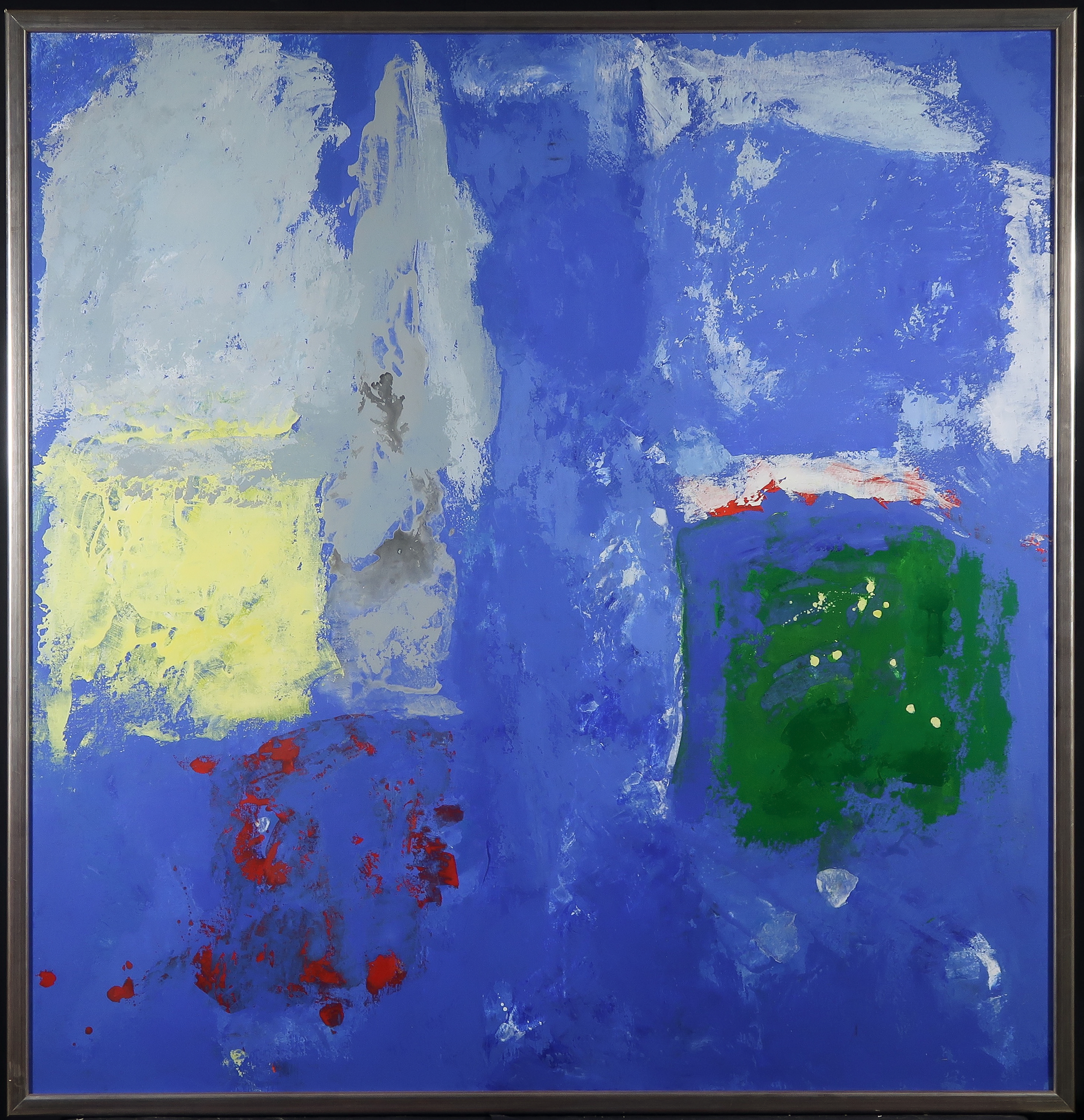 Jef Diederen - Acryl op doek, Abstracte voorstelling - Ingelijst (Zeer groot) verkocht voor € 1500!