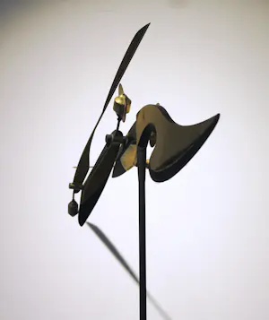 Jorg Wiele - Einzigartige kinetische/bewegliche Skulptur (Messing, Stahl, Kupfer) + 3 Bücher kopen? Bied vanaf 3000!