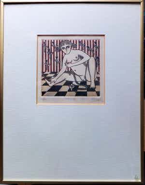 Shigeki Fukushima - Toupie - ets verkocht voor € 40!