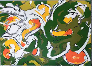 Maurice Wyckaert - Prachtige en zeldzame zeefdruk - 25/70 - 1990 verkauft für € 145!