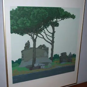 Sees Vlag - Via Appia Antica - zeefdruk oplage 68 eigen druk kopen? Bied vanaf 75!