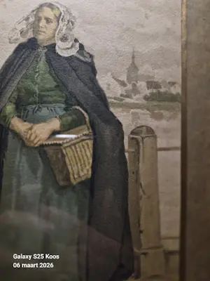 Franz Meerts - Vissersvrouw in klederdracht kopen? Bied vanaf 60!