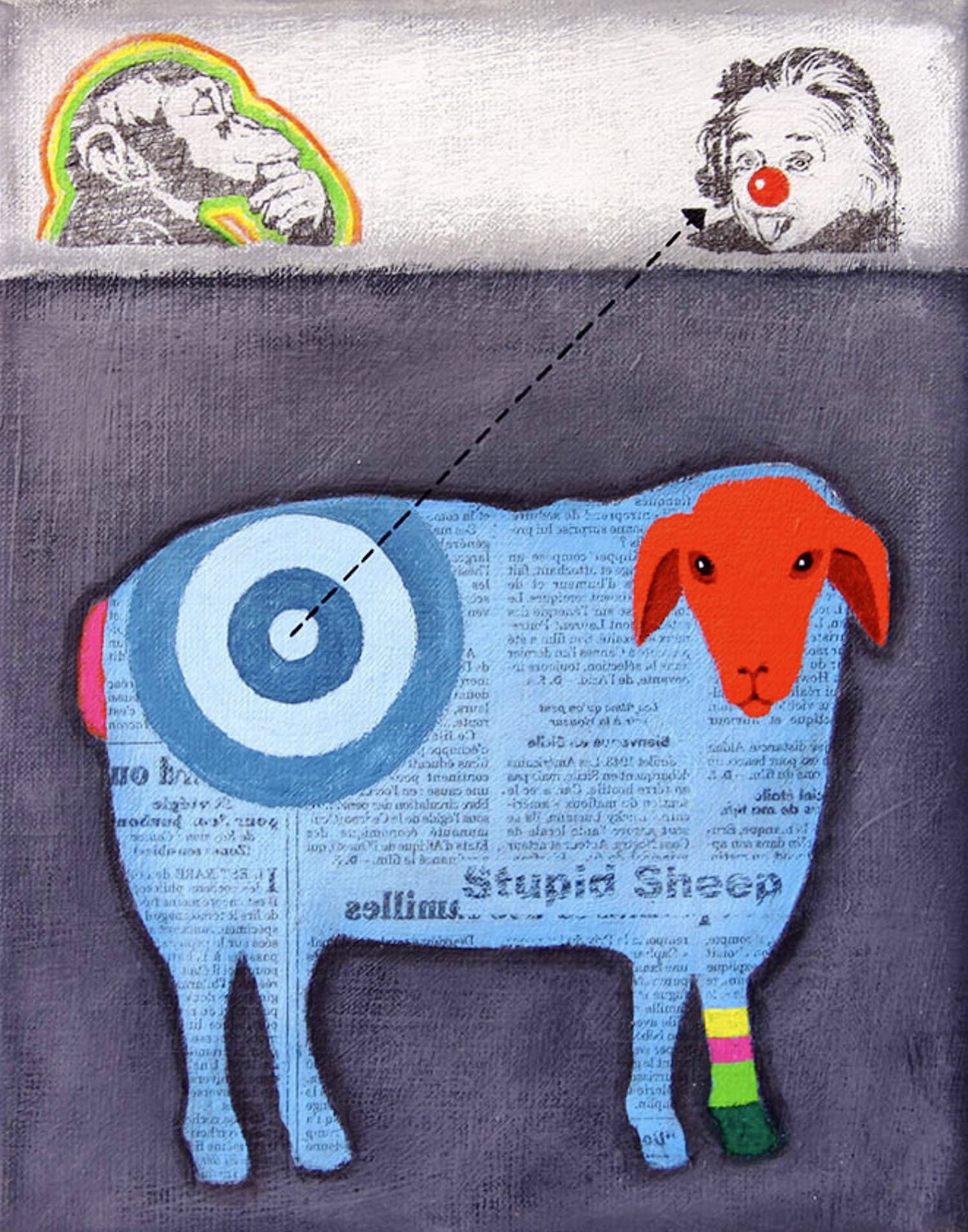 Frank Slabbinck - Stupid sheep verkocht voor € 190!