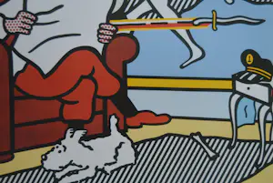 Roy Lichtenstein - Poster- Tintin reading - Brussel kopen? Bied vanaf 1!