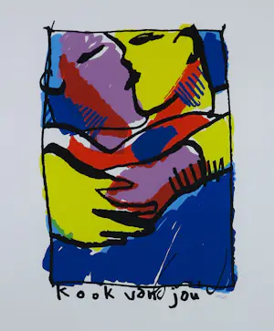 Herman Brood - Zeefdruk op papier, Kook van jou - Ingelijst kopen? Bied vanaf 400!