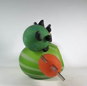 Ozzaro by Loranto - Grote Matglazen opengewerkte kat kopen? Bied vanaf 50!