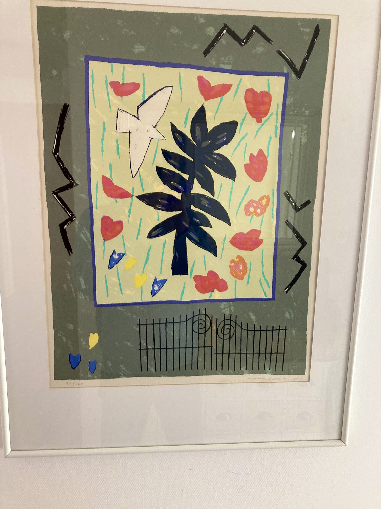 Harrie Gerritz - Kleurenzeefdruk z.t. verkocht voor € 75!