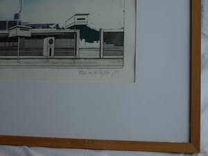 Peter van der Heijden - Ets en aquatint , Belgische brievenbussen – gesigneerd – 1977 – nr 1 van 12 kopen? Bied vanaf 50!