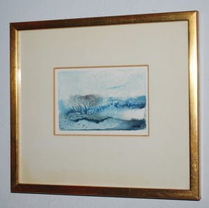 Jan van Wel - 2 surrealistische landschappen kopen? Bied vanaf 65!
