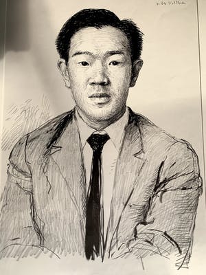 Aat Veldhoen - Portret van Chinese man kopen? Bied vanaf 30!