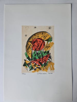 Henk Hesselius - Map met 6 zeefdrukken, Experimenteel Universum kopen? Bied vanaf 75!