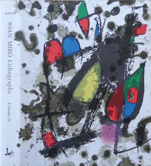 Joan Miro - ABSTRACTIE / KLEURLITHO / BOEKOMSLAG / 33x30cm / 1975 / MAEGHT EDITEUR PARIS kopen? Bied vanaf 25!