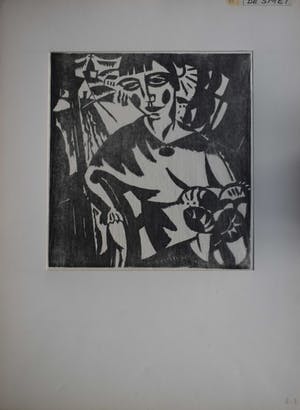 Gustave De Smet - Houtsnede - Vrouwenportret kopen? Bied vanaf 125!