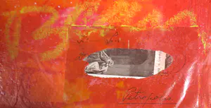 Bram Reijnders - Gemengde techniek op papier, Abstracte compositie - Ingelijst (Zeer groot) kopen? Bied vanaf 70!