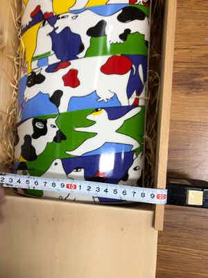 Jan Snoeck - Vrolijk koeien vaas verkocht voor € 75!