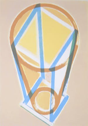 Willem Stoop - Zeefdruk, Abstracte compositie kopen? Bied vanaf 1!