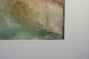 Hetty Mertz - Aquarel, Tulpen - Ingelijst kopen? Bied vanaf 40!