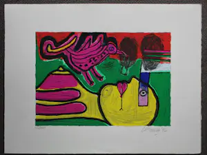 Corneille - Zeefdruk: Le reveil- 1992 kopen? Bied vanaf 225!