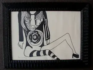 AcheterRob Scholte - Stift tekening - 2010? Enchérissez de 199!