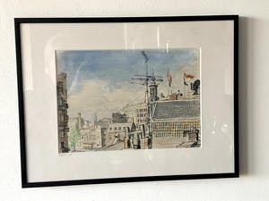 Rupert van der Linden - Blik op de Munttoren Amsterdam kopen? Bied vanaf 35!