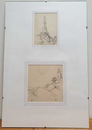 Hendrikus IJkelenstam - Urk - vuurtoren en kerkje kopen? Bied vanaf 20!