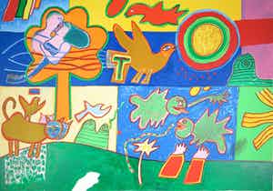 Corneille - Zeefdruk, Le bel été (Groot) verkocht voor € 1!