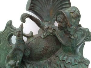 Antonio Amorgasti - Elegante dame met 2 honden in brons getekend kopen? Bied vanaf 375!