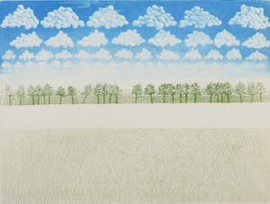Joop Vegter - Ets, Landschap tussen Doorn en Langbroek - Ingelijst kopen? Bied vanaf 50!