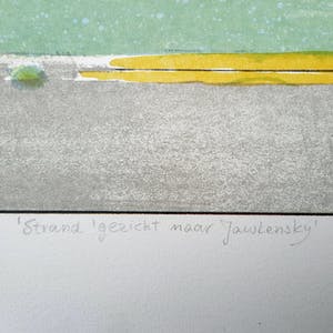 Niet of onleesbaar gesigneerd - steendruk - Strand – 7/10 – naar Jawlensky - 21003 kopen? Bied vanaf 1!