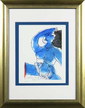 Corneille - Zeefdruk, Salomé - Ingelijst verkocht voor € 1!