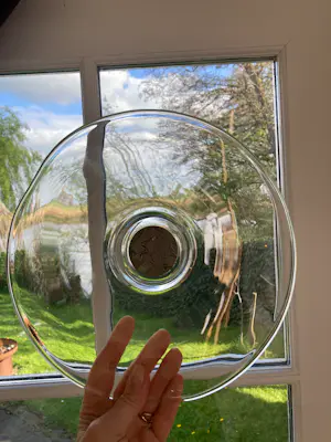 Frans Steginga - Corry Ammerlaan, Artihove, zware schaal met verzilverde kern kopen? Bied vanaf 35!