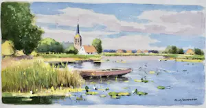 AcheterGerrit van Jeveren - Aquarel? Enchérissez de 10!