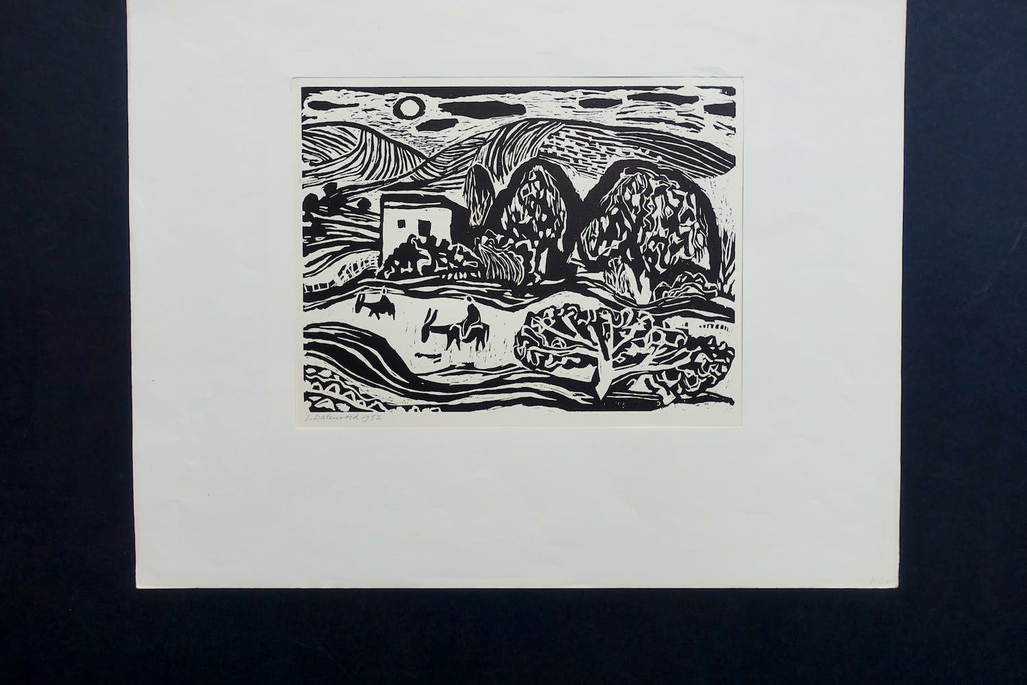 Jenny Dalenoord - SPAANS LANDSCHAP verkocht voor € 35!