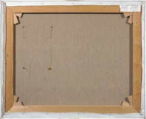 Paul Overhaus - Acryl op doek, Blauwe lucht met wolken - Ingelijst kopen? Bied vanaf 100!