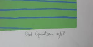 Ad Gerritsen - zeefdruk: naakt met lamp kopen? Bied vanaf 55!