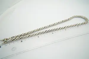 76 - Z1 zilveren collier met in de sluiting een turkoois cabuchon steentje kopen? Bied vanaf 110!