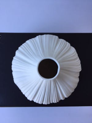 Rosenthal - Martin Freyer Plissévaasje (knoflook) wit, biscuit porselein h 12 cm kopen? Bied vanaf 79!