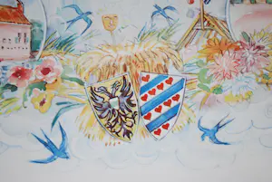 Johan Dijkstra - zeer zeldzame promotieprent 'het Groninger landschap'- kleurenlitho kopen? Bied vanaf 125!