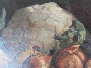 Hubert Bellis - STILLEVEN / bloemkool, met citroen en uien. / Hubert Bellis kopen? Bied vanaf 225!