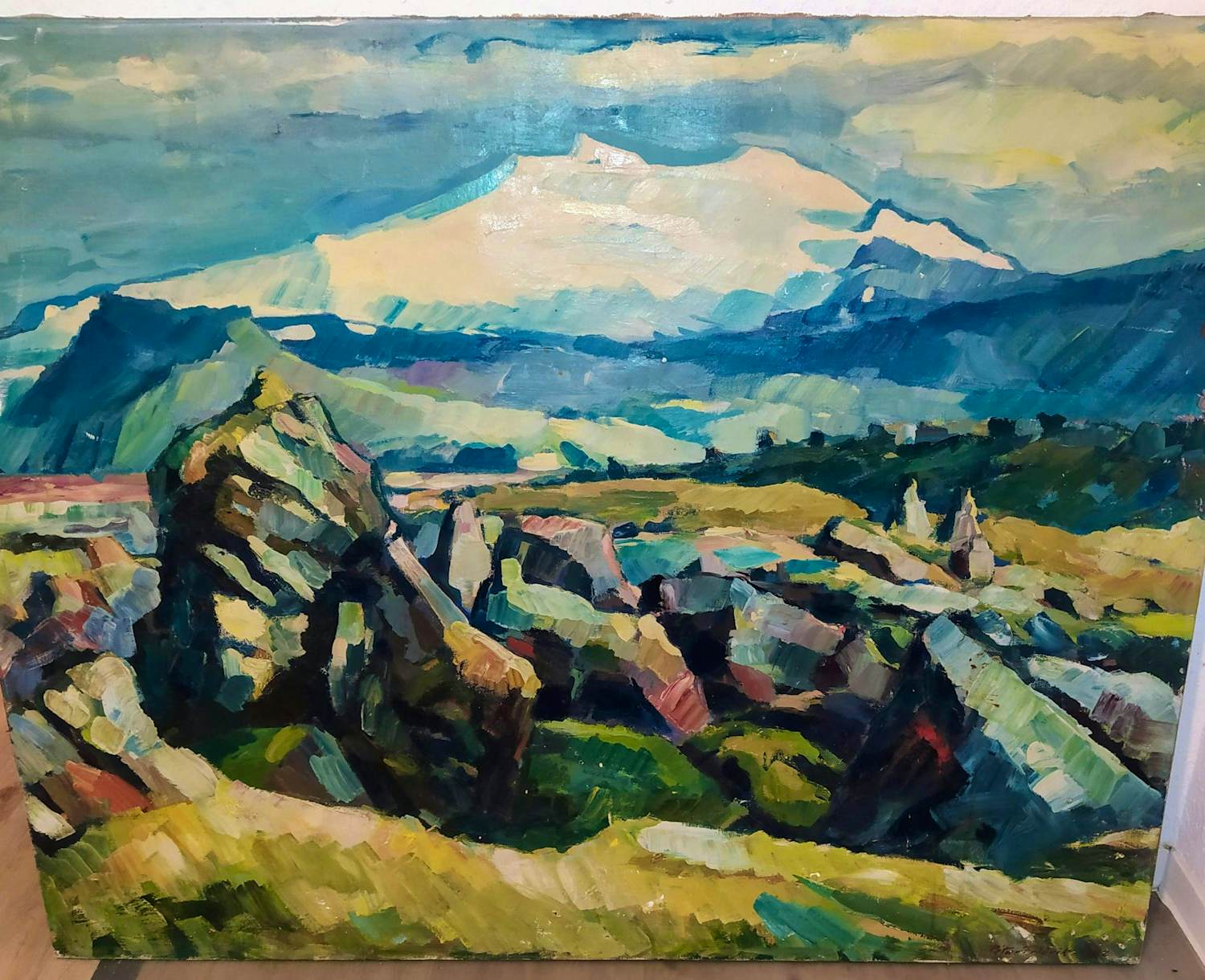 Petur Fridrik Sigurdsson - Landschaft Island verkocht voor € 150!