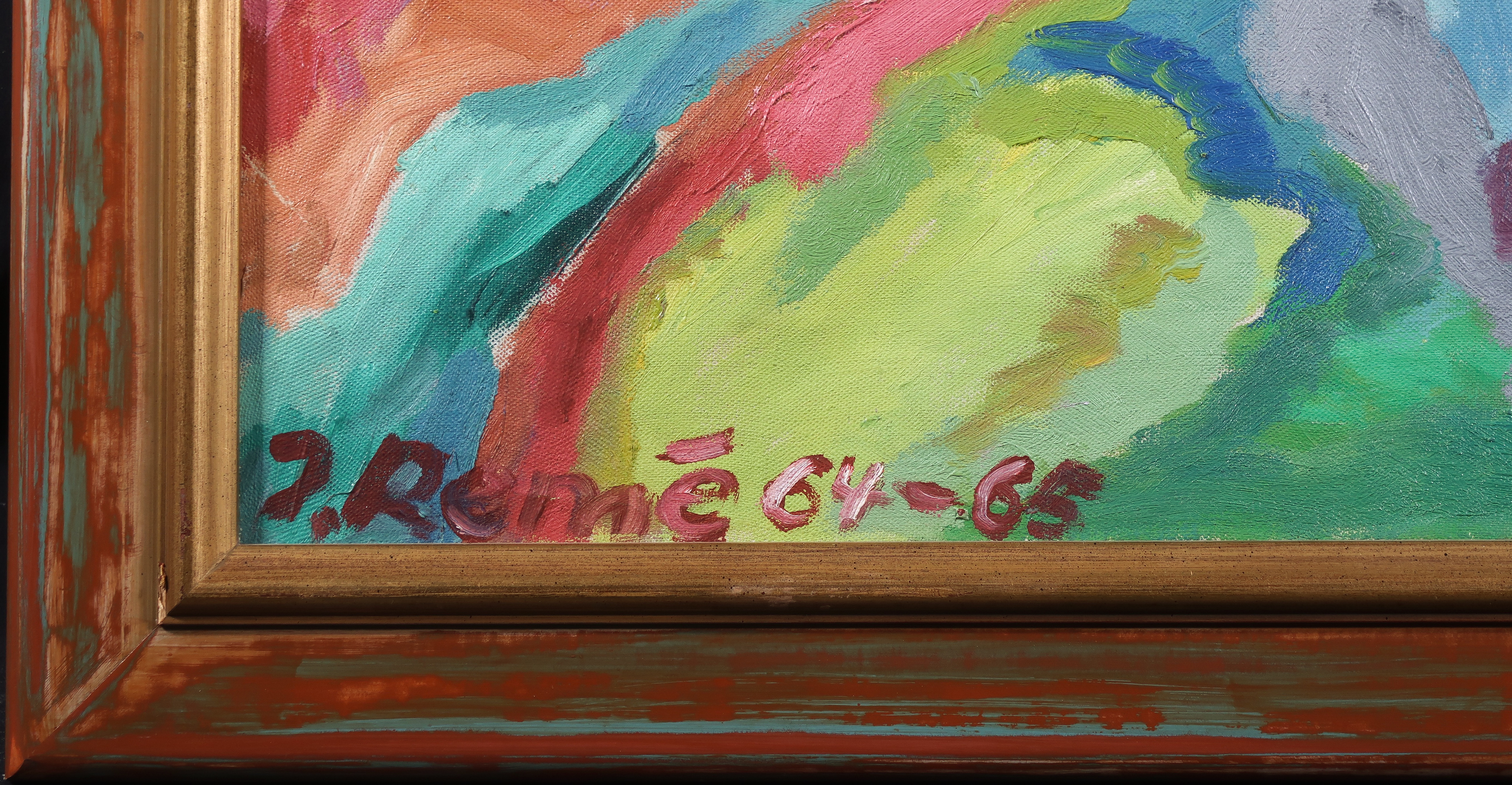 Jorg Reme - Olieverf op doek, Pastoraal landschap - Ingelijst kopen? Bied vanaf 200!