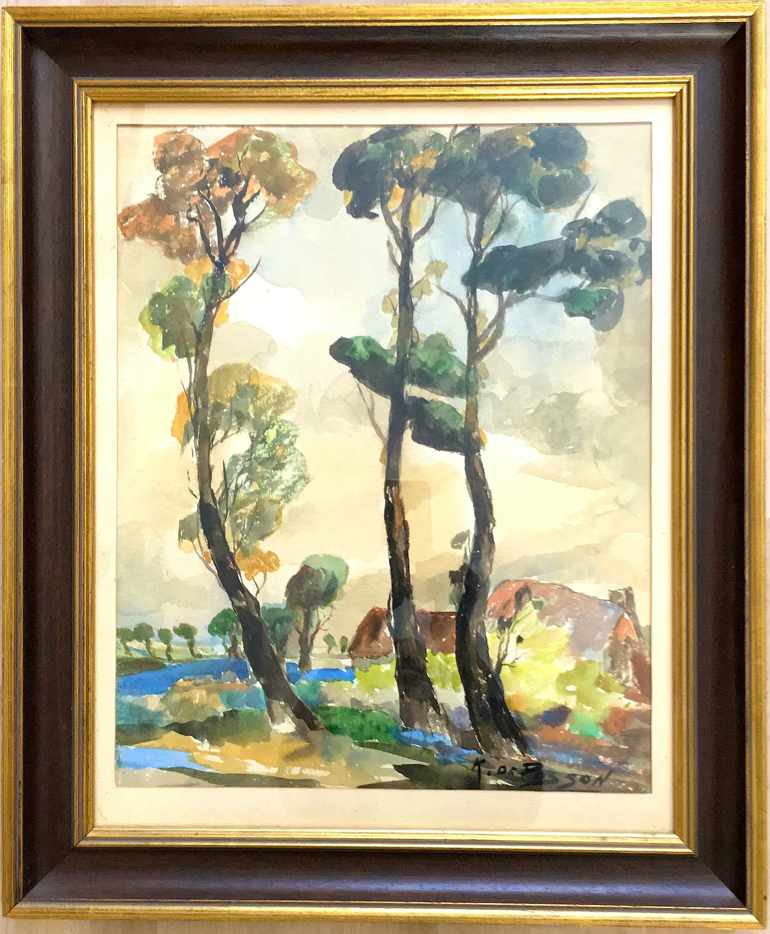 Karel De Posson - Belgisch landschap kopen? Bied vanaf 35!